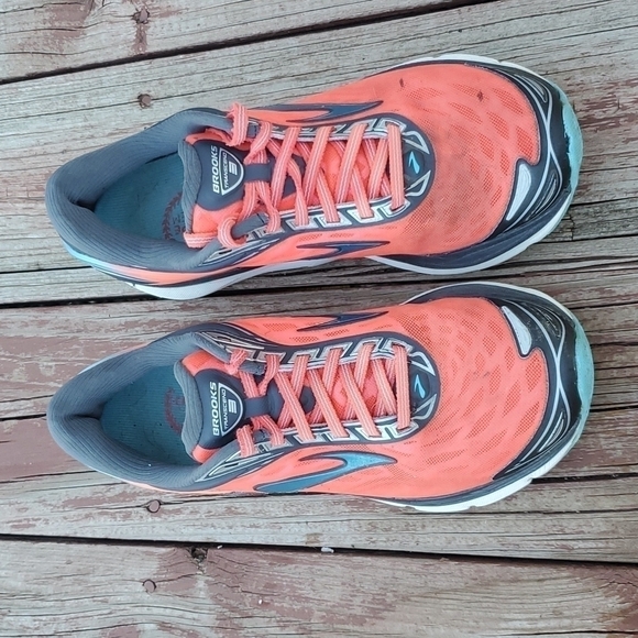Brooks Women Transcend 3 Running Trainer Sneakers shoes sz 8.5 Medium B - Picture 3 of 13